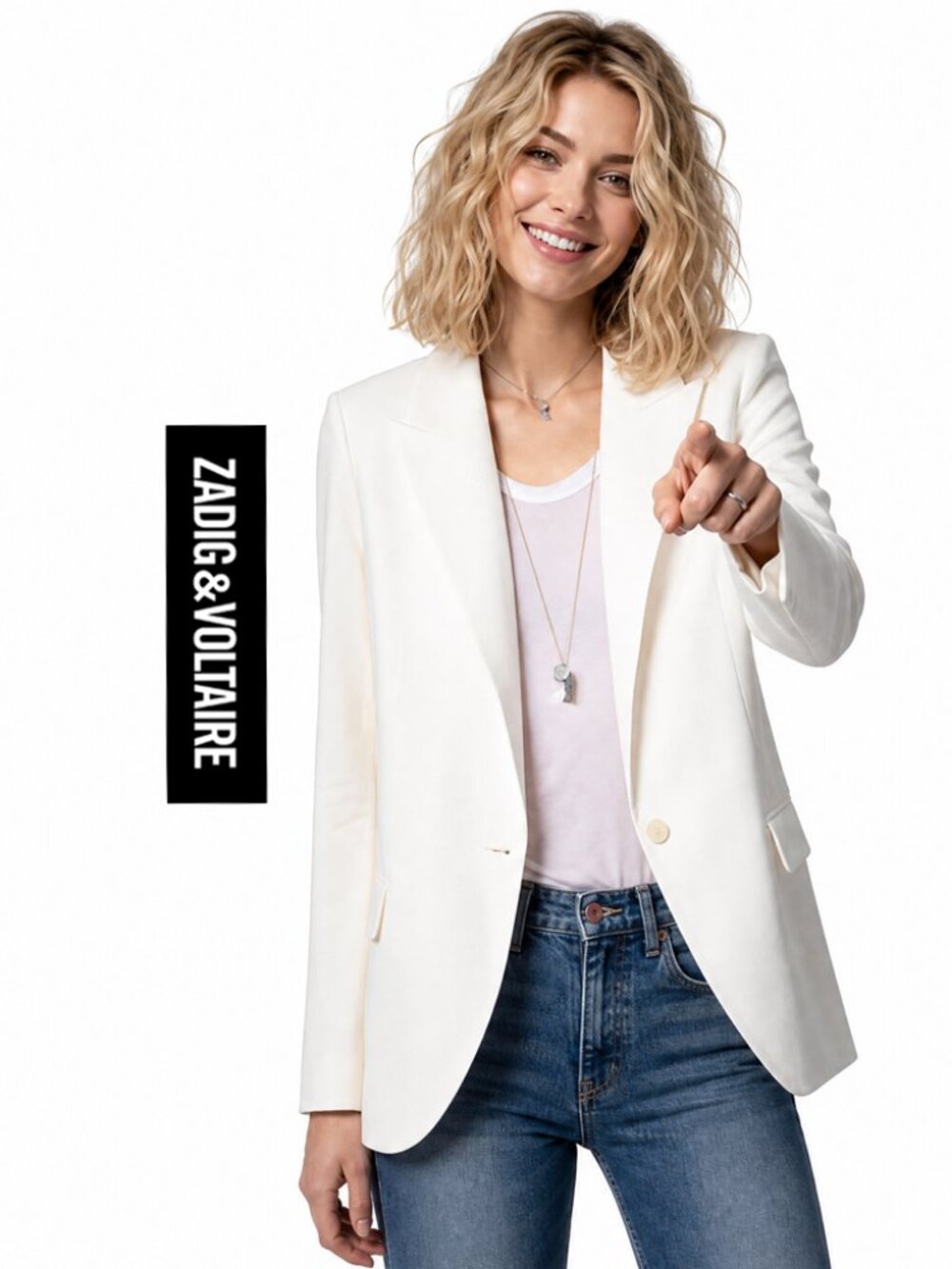Zadig & Voltaire Voyage Crepe Blazer